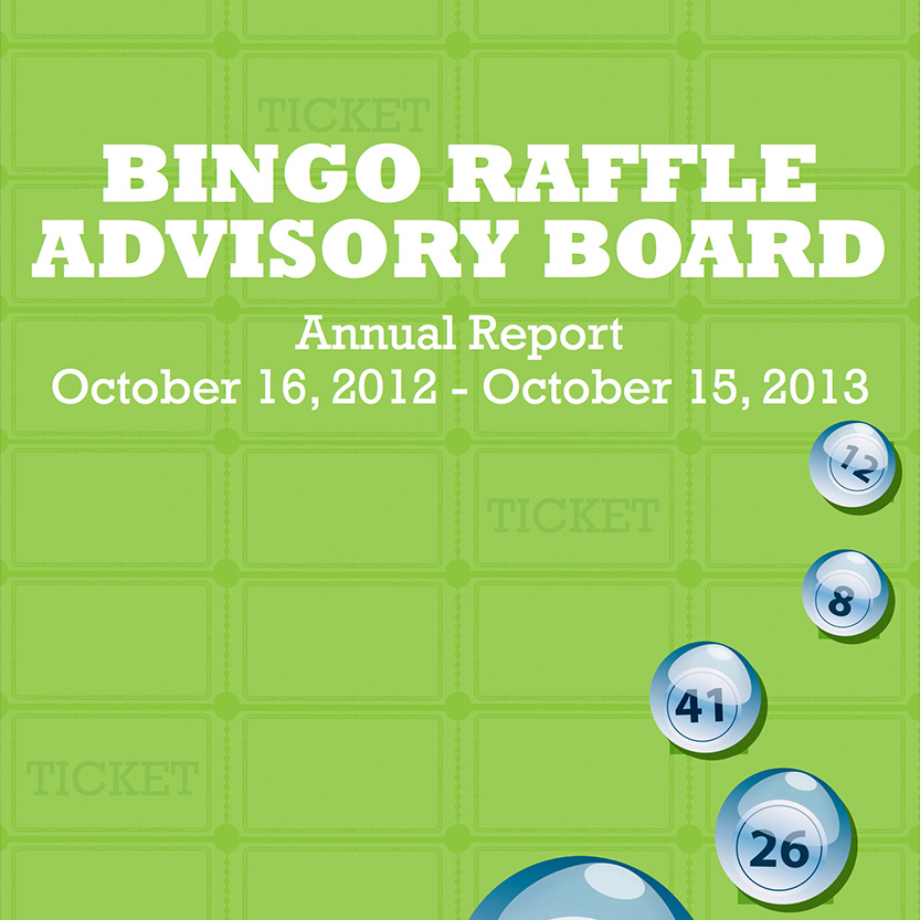 2013 Idaho Lottery Annual Report (Cover)