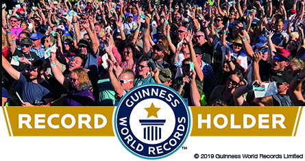 Crowd of 479 people who set Guinness World Records title on July 19, 2019